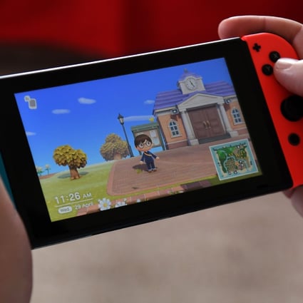 Kyoto-based Nintendo sold 21 million units of its hit gaming console, the Switch, in the year ended March. Photo: Agence France-Presse