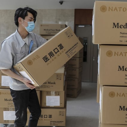 Medical equipment exports rose by 11 per cent in the January-April period compared to a year earlier after contracting 3.4 per cent in the first quarter. Photo: EPA-EFE