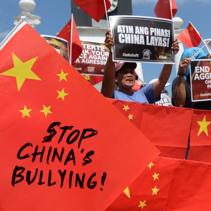 A protest in Manila last June after a Chinese vessel collided with a Philippine fishing boat, resulting in the latter’s sinking. A similar incident involving a Vietnamese fishing boat last month also sparked concern from Manila. Photo: AFP