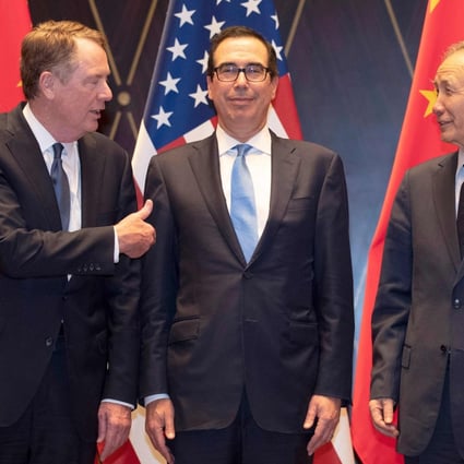 Chinese Vice-Premier Liu He will be on the call, according to people familiar with the matter. The US will be represented by US Trade Representative (USTR) Robert Lighthizer (left), one of the people said. Photo: AFP