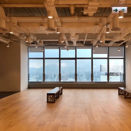 One of the two floors WeWork has given up in Hysan Place. Photo: Pearl Liu