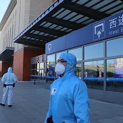 Train services have been suspended in Jilin city in an effort to curb a coronavirus outbreak. Photo: Weibo