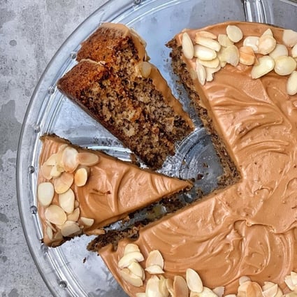 Fittie Sense’s Vegan Hummingbird, a plant-based cake baked with soy flour, polenta and olive oil, with pineapple and bananas for a tantalising tangy flavour. Photo: @my_fittiesense/Instagram
