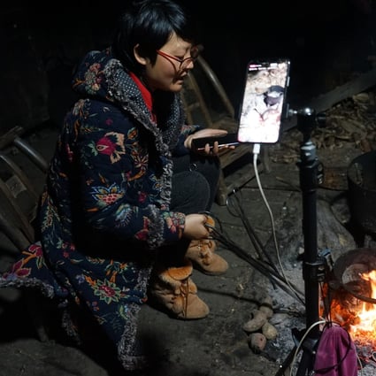 Farmer Chen Jiubei helped lift her family and village out of poverty through live streaming sales on Alibaba's Taobao. Photo: Handout