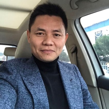 Zhang Xuezhong was taken away after calling for freedom of speech. Photo: Handout