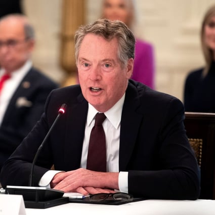 US Trade Representative Robert Lighthizer says he expects the US-China trade deal to be a success. Photo: Bloomberg