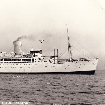 The RMS Canton liner in 1947.