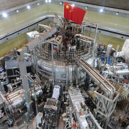 This handout picture shows the Experimental Advanced Superconducting Tokamak device at a laboratory in Hefei, Anhui province, part of Beijing's determination to be at the centre of clean energy technology development. Photo: Agence France-Presse