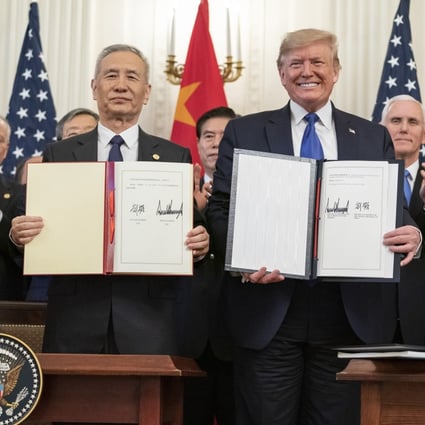 As part of the phase one trade deal signed in January, China agreed to buy an additional US$200 billion of American goods and services over the following two years, including around US$32 billion in agricultural goods. Photo: EPA-EFE