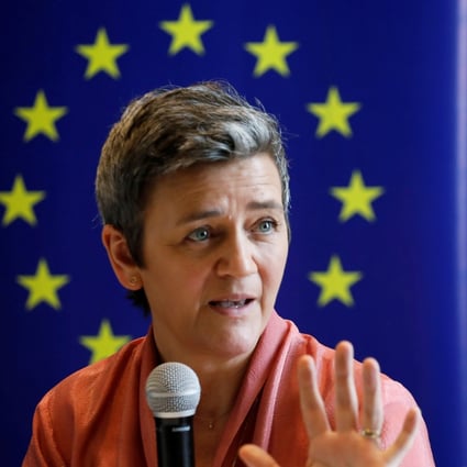Margrethe Vestager, Executive Vice President of the European Commission for a Europe Fit for the Digital Age, speaks during a news conference in Nairobi, Kenya, February 28, 2020. Photo: Reuters
