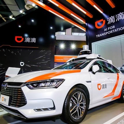 Didi Chuxing is conducting trials with self-driving vehicles in China and the US, where the ride-hailing giant has open-road testing permits. Photo: Handout