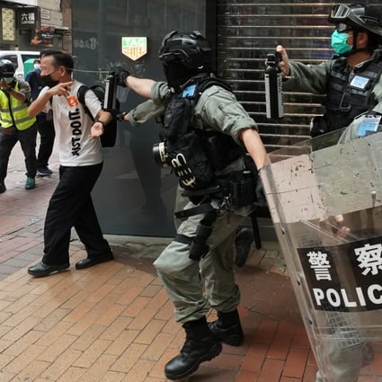 Hong Kong police have been dealing with protests since last June. Photo: Felix Wong