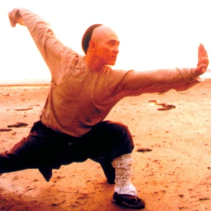 Jet Li in a scene from Once Upon a Time in China (1991). Director Tsui Hark’s film was a reinvention of the martial arts genre and turned Li into a major star across Asia.