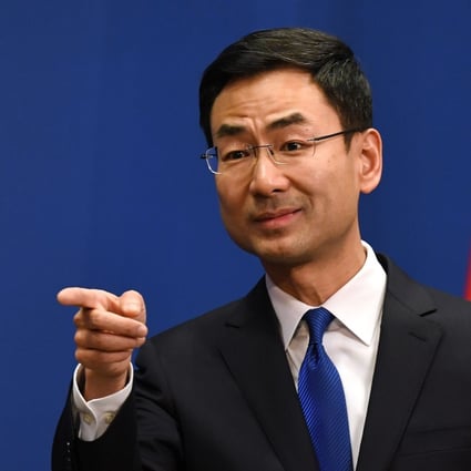 Chinese foreign ministry spokesman Geng Shuang has previously been posted at the UN mission in New York and the Washington embassy. Photo: AFP