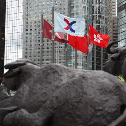 Bronze sculptures of bulls, the symbol of the Hong Kong Stock Exchange. The US says it will revoke Hong Kong’s special trading designation, potentially threatening the city’s status as a financial hub. Photo: Winson Wong