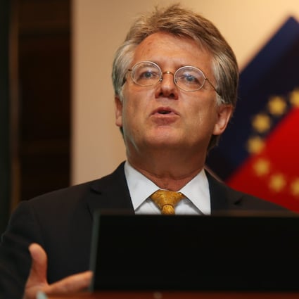 President of the European Chamber of Commerce in China, Joerg Wuttke. Photo: EPA