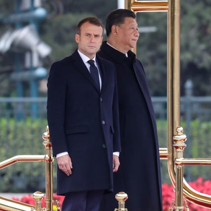 French President Emmanuel Macron and Chinese counterpart Xi Jinping have spoken by telephone five times this year. Photo: AFP