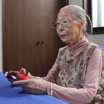 Hamako Mori, dubbed Japan’s ‘Gamer Grandma’. Photo: AFP