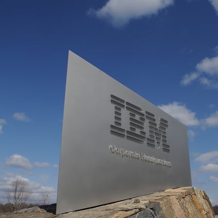 A sign marks the entrance to IBM Corporate Headquarters March 20, 2009 in Armonk, New York. Photo: Agence France-Presse