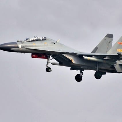 Taiwan’s defence ministry said the air had intercepted a group of PLA Su-30 fighter jets. Photo: Handout