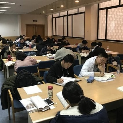 Chinese have to sit a gruelling entrance exam to get a place at university, but international students do not. Photo: Handout