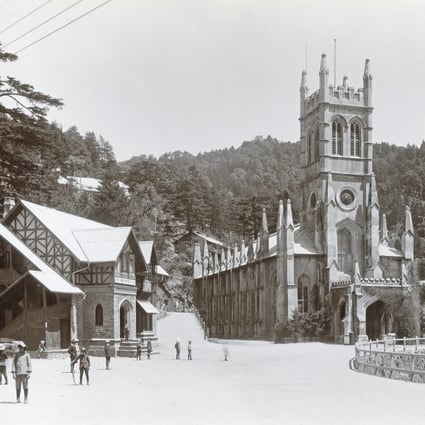 Indian hill station Shimla, circa 1880. Photo: Getty Images