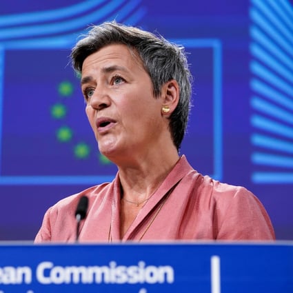 Margrethe Vestager says the EU is concerned about its funding to member states ending up in the pockets of state-funded companies overseas. Photo: EPA-EFE