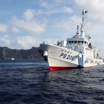 A file picture of a Japan coastguard vessel sailing near the disputed East China Sea islands, called Senkaku in Japan and Diaoyu in China. Photo: Reuters