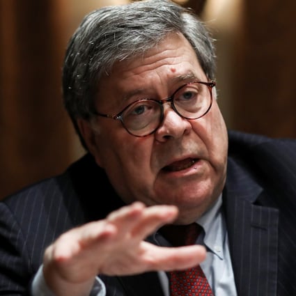 United States Attorney General William Barr portrayed parts of the American business community as ingrates, who will sacrifice the long-term viability of their companies for short-term profit. Photo: Reuters