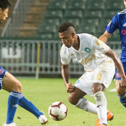 R&F in action against Eastern at Hong Kong Stadium in the opening game of the 2018-19 Hong Kong Premier League. Photo: HKFA