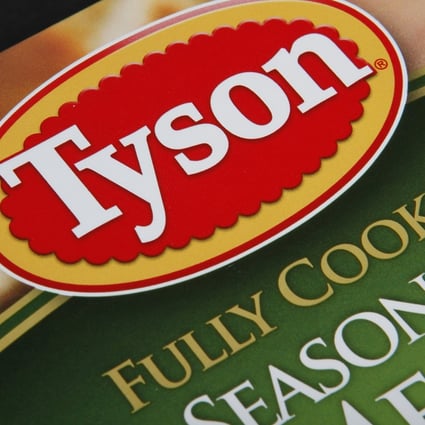 China’s customs agency said all shipments from a Tyson Foods plant hit by the coronavirus will be temporarily detained. Photo: AP