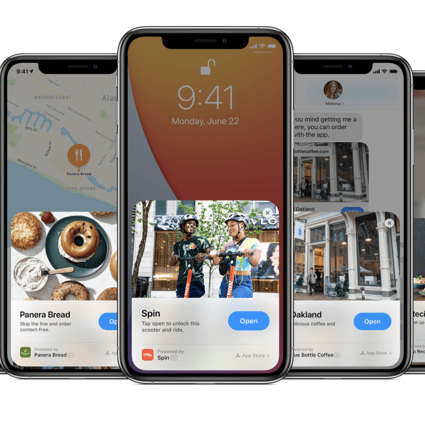 App Clips, coming with iOS 14, are designed to let users complete a quick task in seconds. (Picture: Apple)