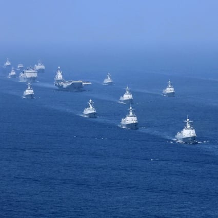A Chinese naval exercise in the South China Sea. Photo: AP