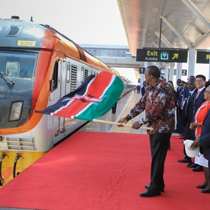China Exim Bank has funded the belt and road project of a Standard Gauge Railway passenger train from Mombasa to Naivasha in Kenya but is now demanding a commercial viability study before releasing money to fund the link to Malaba. Photo: EPA-EFE