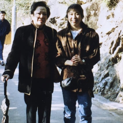 Christina Chiu with her late grandmother on a trip to Hong Kong. Her grandma “wore high heels and make-up every day” – and her love of fashion has filtered down to both Chiu and her fashion designer protagonist in her newest book, Beauty.