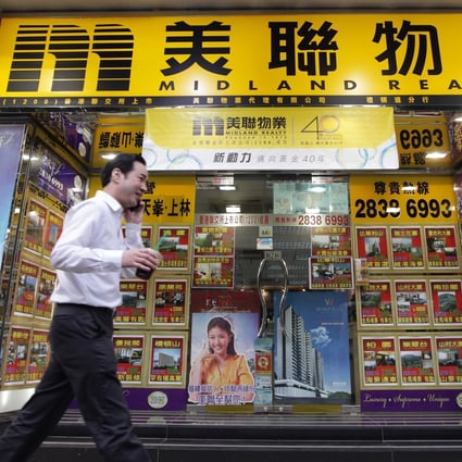 Midland Realty operates 639 branches across Hong Kong. Photo: SCMP