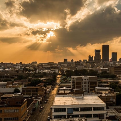 Johannesburg is in a South African region emerging as the country’s next coronavirus epicentre. South Africa's economy is projected to shrink to a record 90-year low of 7.2 per cent due to the fallout from the coronavirus pandemic, the finance minister said on June 24, 2020. Photo: AFP