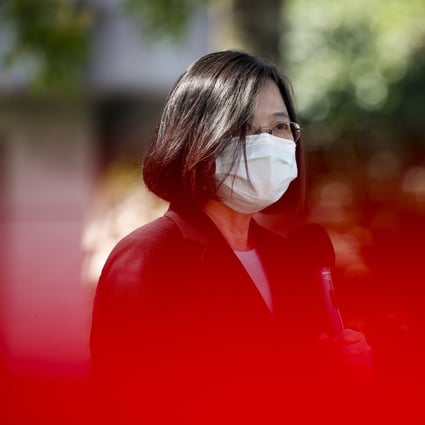 Taiwanese President Tsai Ing-wen and her party said the new law violated democracy and human rights in Hong Kong, and Taipei would offer humanitarian aid for Hongkongers. Photo: EPA-EFE