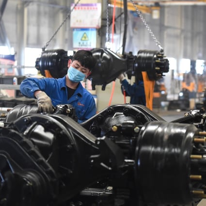 The Caixin/Markit manufacturing purchasing managers’ index (PMI) rose 51.2 in June from 50.8 in May. Photo: Xinhua