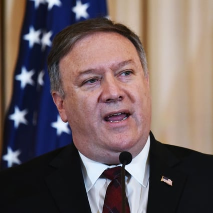 “CEOs should read this notice carefully,” said Secretary of State Mike Pompeo. Photo: AFP