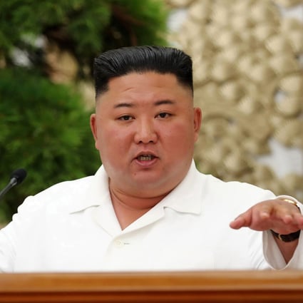 North Korean leader Kim Jong-un speaks during a meeting of the Political Bureau of the Central Committee of the Workers' Party of Korea on July 2. Photo: AFP