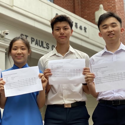 St Paul’s Co-educational College has four full-score IB students this year. Photo: Chan Ho-him