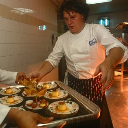 Marco Pierre White (right) in The Restaurant Marco Pierre White, in Hyde Park Hotel, London. Photo: Getty Images
