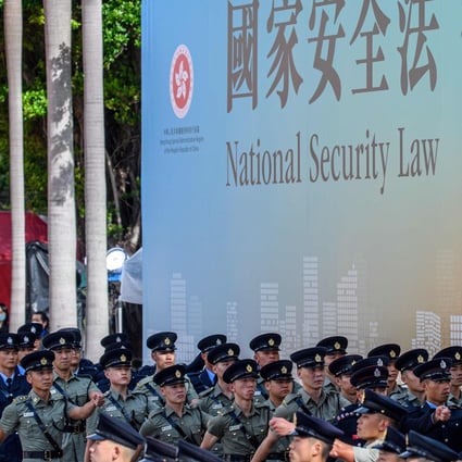 Police have wide-ranging new powers under the national security legislation that Beijing imposed on Hong Kong at the end of last month. Photo: AFP