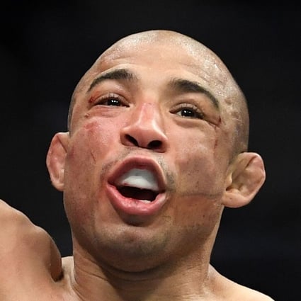 Jose Aldo reacts after his bout against Marlon Moraes during UFC 245. Photo: USA TODAY Sports