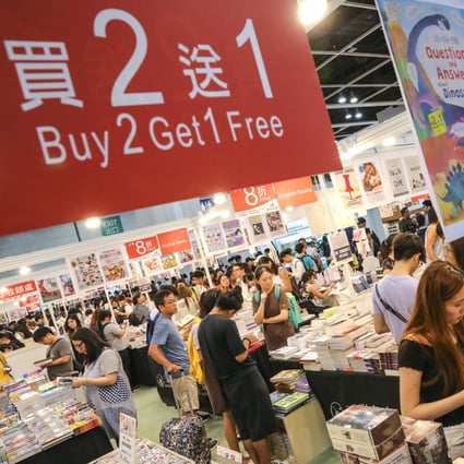 Readers attend the 30th Hong Kong Book Fair at the Hong Kong Convention and Exhibition Centre in Wan Chai last year. Photo: Jonathan Wong