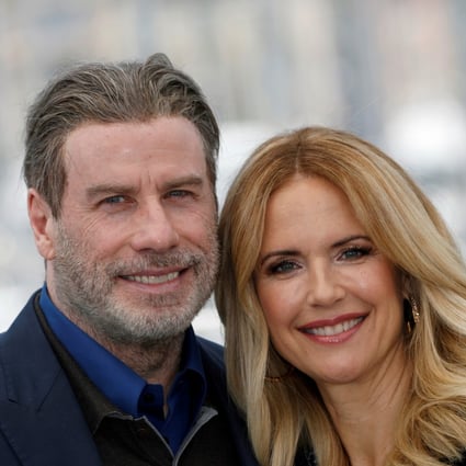 John Travolta and Kelly Preston in 2018. File photo: Reuters