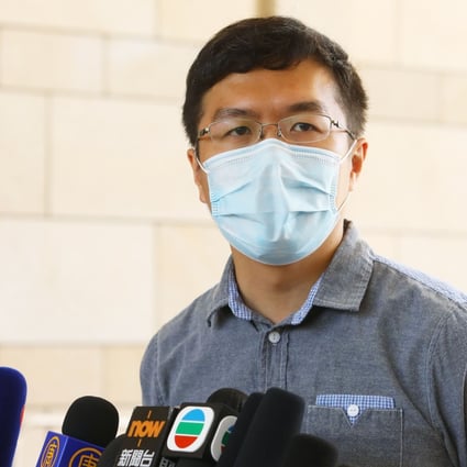 Former lawmaker Au Nok-hin has stepped down from his role as an organiser of the opposition’s recent primary, citing warnings from Beijing that the poll might have breached Hong Kong’s new national security law. Photo: Dickson Lee