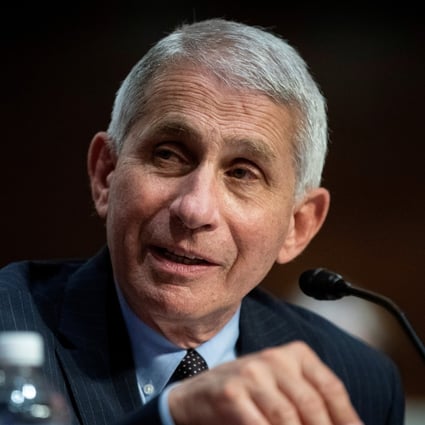 Dr Anthony Fauci, director of the National Institute of Allergy and Infectious Diseases, speaks during a Senate committee hearing in Washington in June. Photo: Reuters