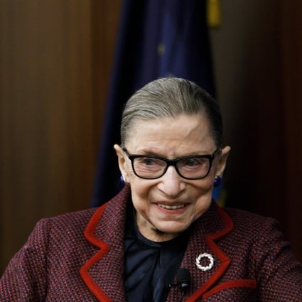 United States Supreme Court Justice Ruth Bader Ginsburg, seen here in 2018, has been admitted to a Baltimore hospital for a suspected infection and is receiving treatment. Photo: EPA-EFE